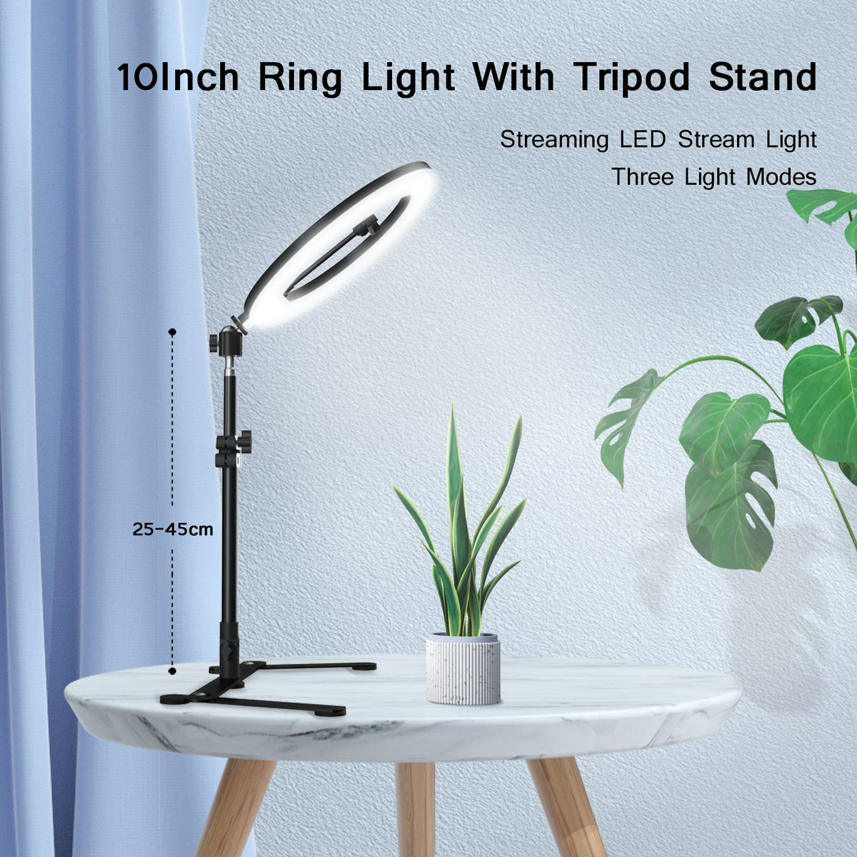 26CM Photography Lighting Phone Ringlight Tripod Stand Photo Led Selfie Remote -CE00266-Veeddydropshipping
