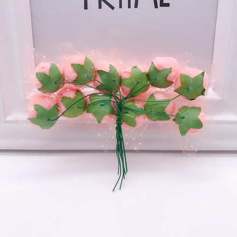 Multicolor fake foam rose Artificial flowers-HA00756-Veeddydropshipping