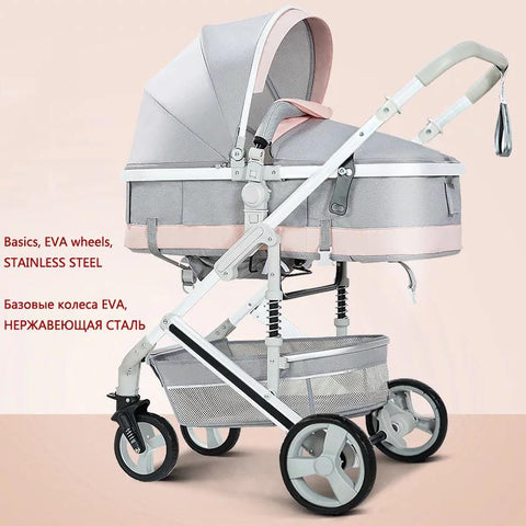 New 2023 Lightweight Luxury Baby Stroller 2 in 1,Portable High Landscape-TB00355-Veeddydropshipping
