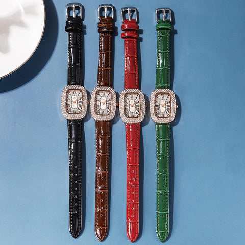 Luxury Oval Shaped Full Diamond Watch for Women-JW00901-Veeddydropshipping