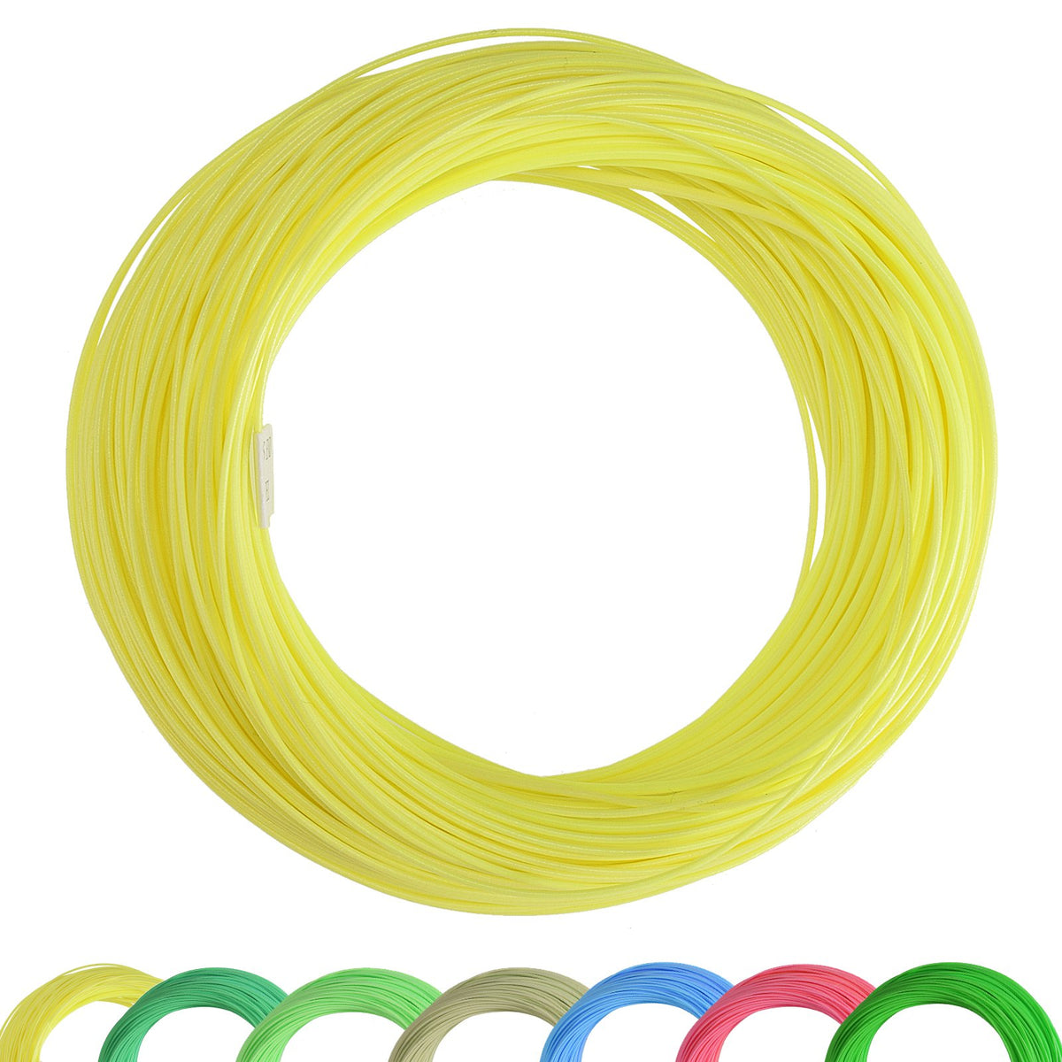 SF 100FT WF3F—WF8F Weight Forwad Floating Fly Fishing Line Fluo Front -OS00357-Veeddydropshipping