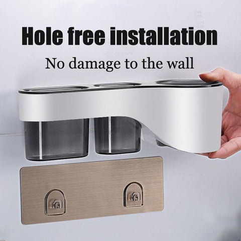 Wall Mounted Hair Dryer Holder For Bathroom Shelf-HA00898-Veeddydropshipping