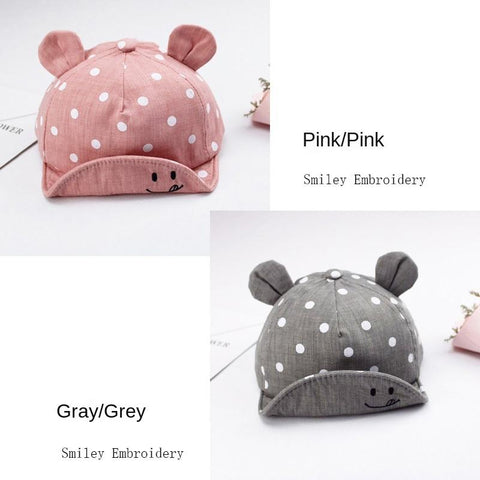 Baby Hats Newborn Summer Baby Cap for New Born Baseball Cap With-TB00460-Veeddydropshipping