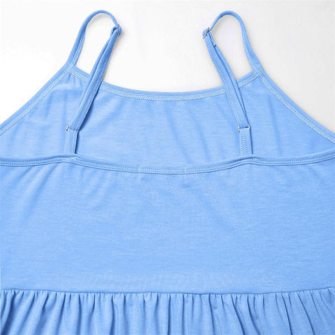 Pregnant Women Dress Sleeveless Adjustable Strap Swing Dresses-TB00617-Veeddydropshipping