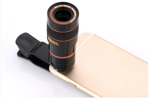 8X HD Zoom Mobile Phone Magnifying Glass Microscope Digital Telescope Camera Lens-PA00652-Veeddydropshipping