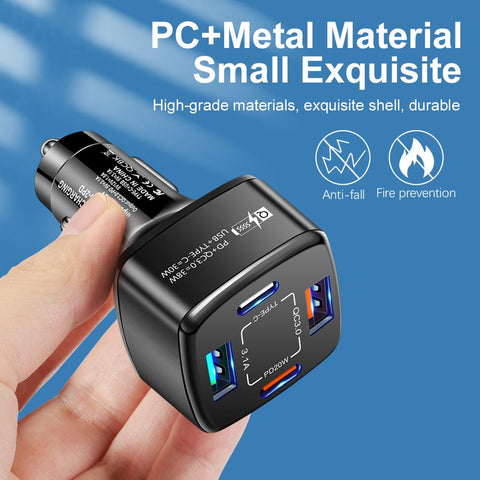 USB Car Charge Quick Charge QC3.0 PD USB-PA01178-Veeddydropshipping