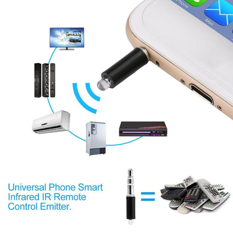 3.5mm Jack Infrared Transmitter IR Remote Control Adapter Air Conditioner Mobile Phone-PA00765-Veeddydropshipping