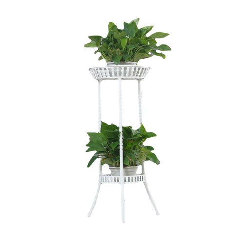Double-layer Stand Flowers Landing Plant Shelves-HA01732-Veeddydropshipping