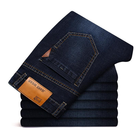 Jeans Business Casual Stretch Slim Denim Pants-MF00640-Veeddydropshipping