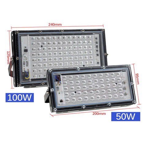 50/100/300W UV LED Black Light Outdoor Floodlight Waterproof Ultraviolet-TI00877-Veeddydropshipping