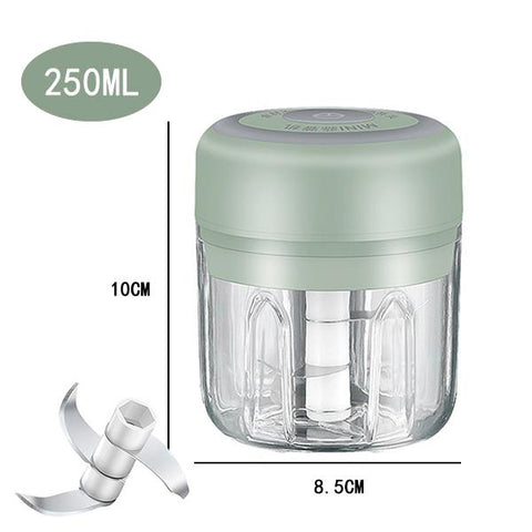 Mini Electric Garlic Chopper Mincer USB Charging Ginger-HA01944-Veeddydropshipping