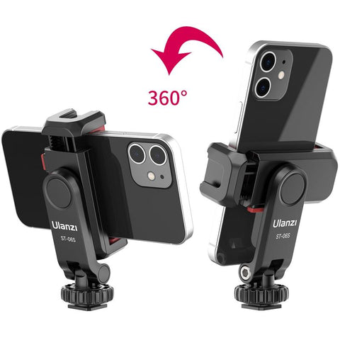 ST-06S Phone Holder Mount Clamp Clip Horizontal and vertical Shooting -CE00366-Veeddydropshipping