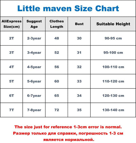 Little maven Baby Girls Dress Long and Thin Tops Autumn-TB00933-Veeddydropshipping
