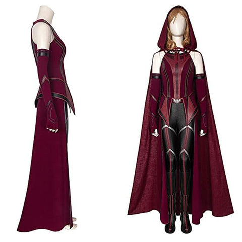 Female Wanda Maximoff Cosplay Costume-WF01489-Veeddydropshipping