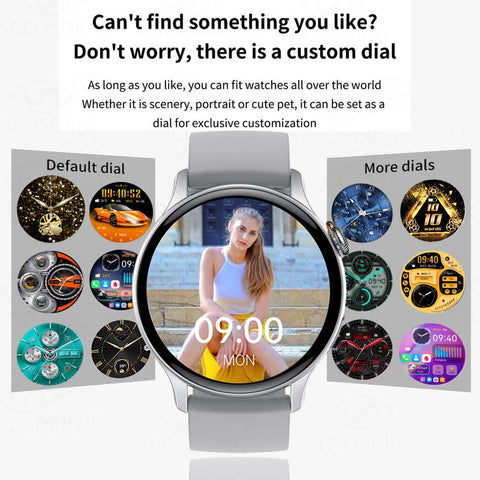 Smart Watch Men Display Custom Dial Bluetooth Calling -JW00774-Veeddydropshipping