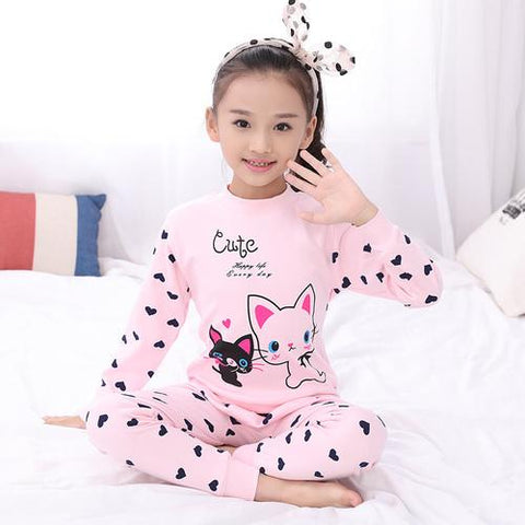 Children&#39;s autumn clothes and trousers pure cotton  underwear set big-TB01039-Veeddydropshipping