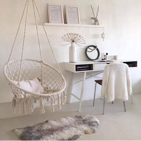 Nordic Hanging Basket Chair Swing Hammock-HA01640-Veeddydropshipping