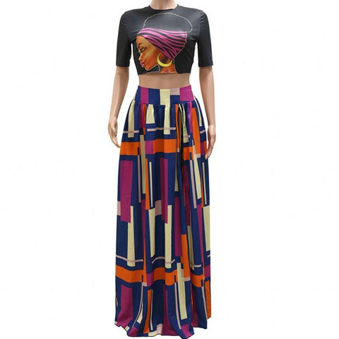 Long African Skirt Clothes Women-WF01511-Veeddydropshipping