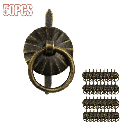 Bronze Knobs Small Ring Pulls-HA00076-Veeddydropshipping