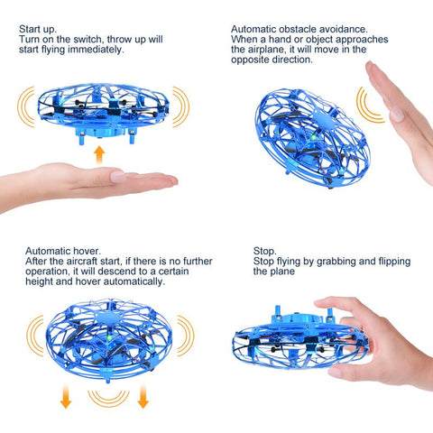 Mini UFO RC Drone Hand Sensing Helicopter Model Electronic Flying QuadcopterTB01413-Veeddydropshipping