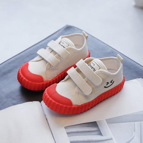 Kids Shoes for Girl 2022 Autumn New Baby Canvas Shoes Girls Casual Soft Bottom-TB00757-Veeddydropshipping