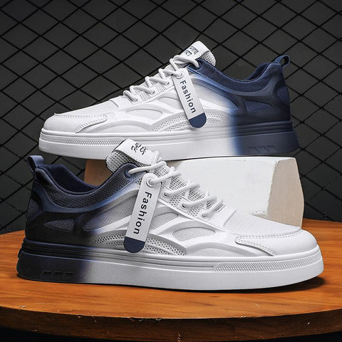Men Sneakers Light Shoes Men Vulcanize Shoes White All-match-BS01388-Veeddydropshipping