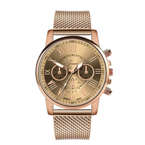 Watches Fashion Roman Numeral Simple ClocK-JW00906-Veeddydropshipping