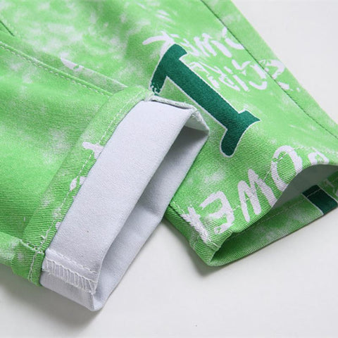 Fashion Digital Printed Stretch Denim-MF00601-Veeddydropshipping