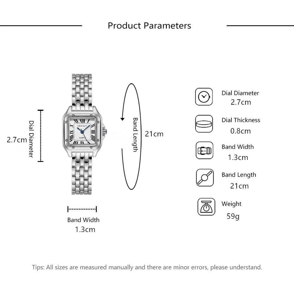 Fashion Square Watches Strap Quartz Wristwatches -JW01070-Veeddydropshipping