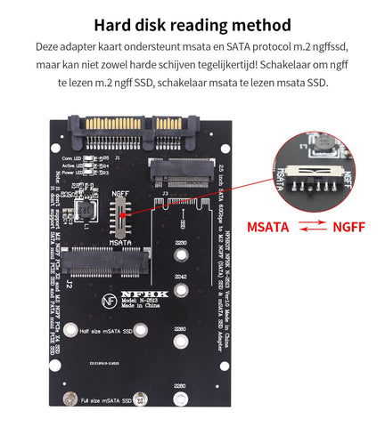 Msata SSD  Adapter Converter USB Riser Card-CO00183-Veeddydropshipping