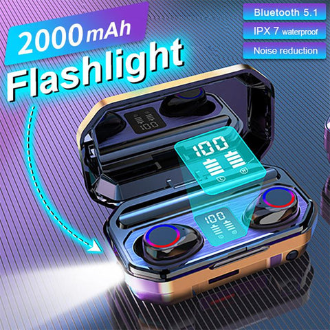Bluetooth headset wireless stereo binaural in ear -Veeddydropshipping