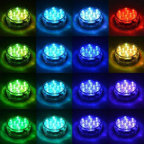 10leds RGB Submersible Light Underwater LED Night Light Swimming Pool-TI00993-Veeddydropshipping