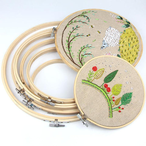 DIY Embroidered Wreath of Bamboo Cross-Stitch Tool-HA00113-Veeddydropshipping