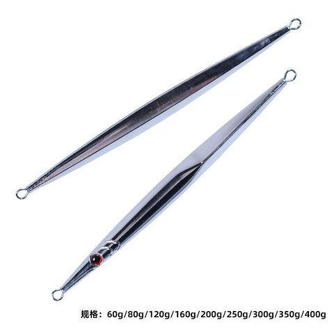 Chrome Jig Sea Fishing Saltwater Fast Sinking Metal Jigs Slow Pitch Jigging Lure Tenggiri -OS00404-Veeddydropshipping