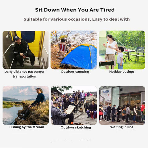 Camping Retractable Stool Portable Folding-HA01648-Veeddydropshipping