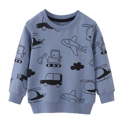 Jumping Meters New Arrival Cartoon Boys Sweatshirts Autumn Spring-TB01323-Veeddydropshipping