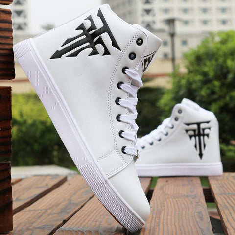 Male Comfortable High Top Shoes Men Autumn Spring-BS01373-Veeddydropshipping