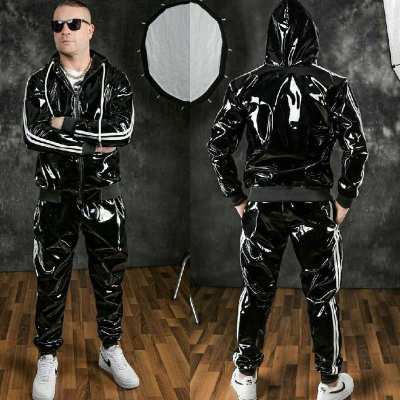 Motorcycle Sportswear Black Hood Long Sleeve Jacket-MF01370-Veeddydropshipping