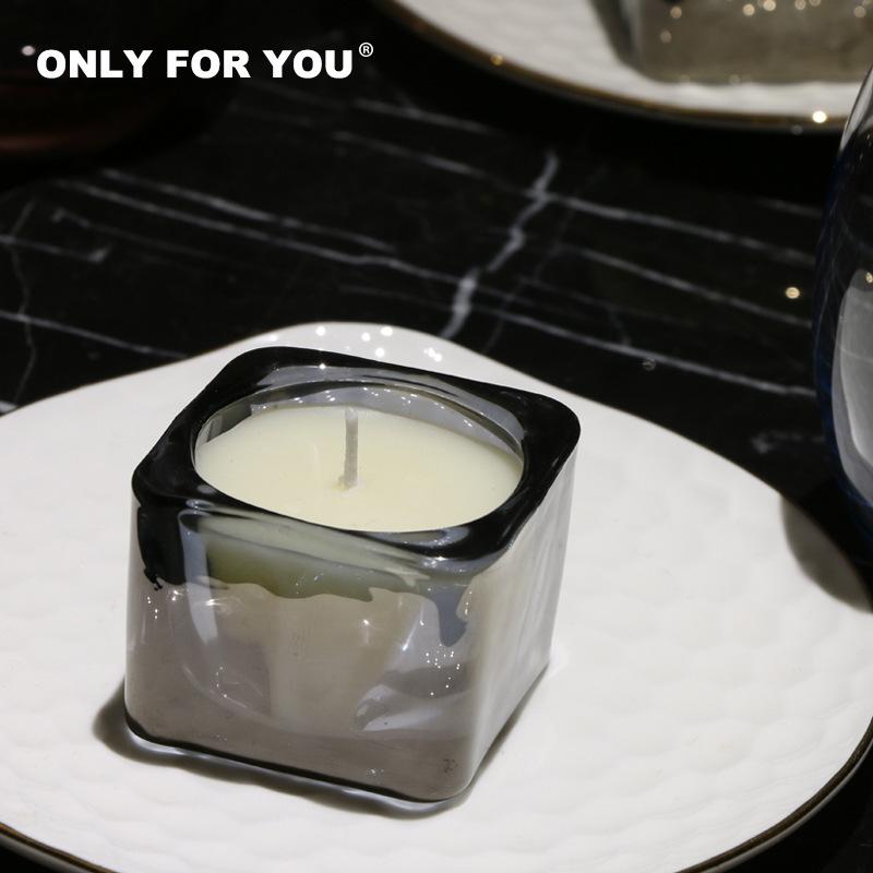 Fragrance Square Aromatherapy Candles Cup-HA00365-Veeddydropshipping