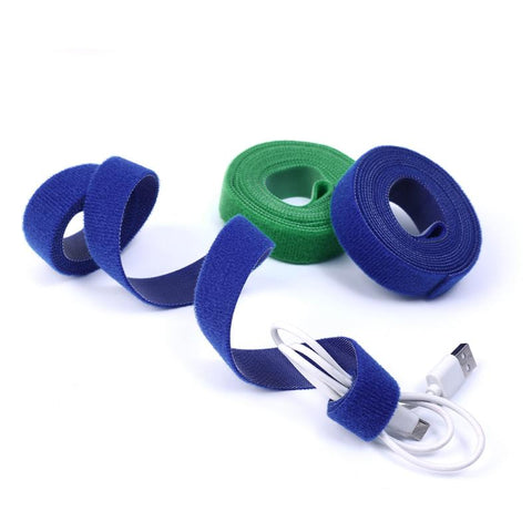 3M 20mm Cable Organizer Colorful Self Adhesive Power USB Data Cable Winder Reusable Loops Cable-PA00896-Veeddydropshipping