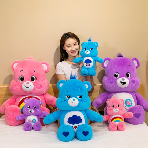 Kawaii Bear Plush Toy Doll Rainbow Anime Children&#39;s Toys-TB01584-Veeddydropshipping