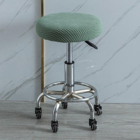 Round Elastic Bar Stool Covers Round Chair Cover-HA00408-Veeddydropshipping