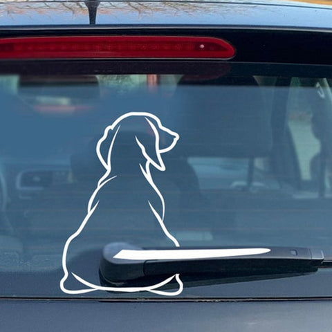 Dogs Sticker Interesting Tail Wiper Decals Removable-AM00780-Veeddydropshipping