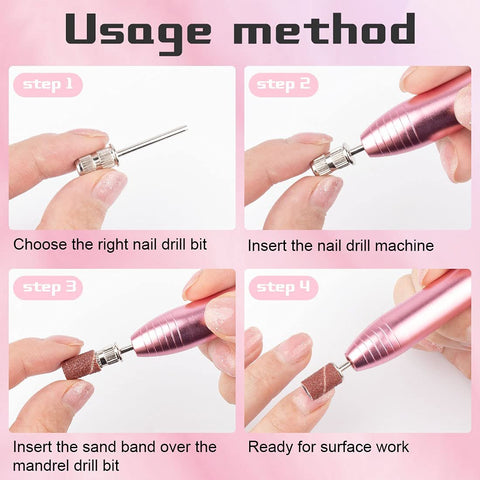Bits Nail Drill Accessories Mandrel Sanding Drum -BH01024-Veeddydropshipping