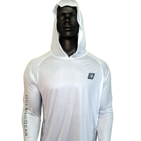 Oceanic Men&#39;s Fishing Hoodie Long Sleeve Jersey UPF 50+ UV Resistant Running -OS00470-Veeddydropshipping