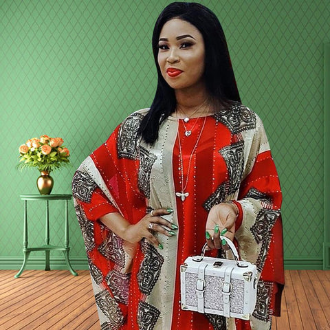 African Maxi Dresses For Women-WF01517-Veeddydropshipping