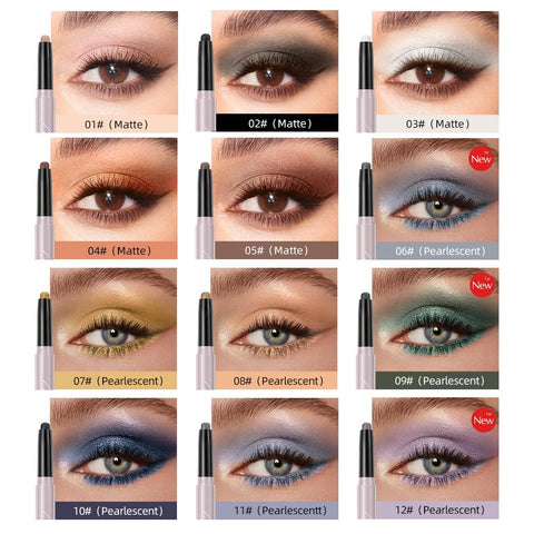 Highlighter Eyeshadow Pencil Waterproof Glitter Matte-BH00620-Veeddydropshipping