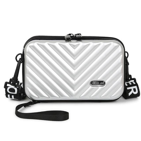 Suitcase Box Shape PVC Women Handbag Shoulder Bag Mini Luggage-BS00168-Veeddydropshipping