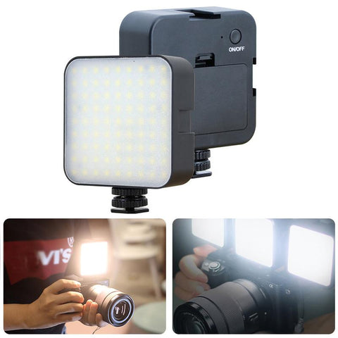 6500K LED Video Light Camera Fill Lights Lamp with 3 Cold Shoe Portable -CE00387-Veeddydropshipping