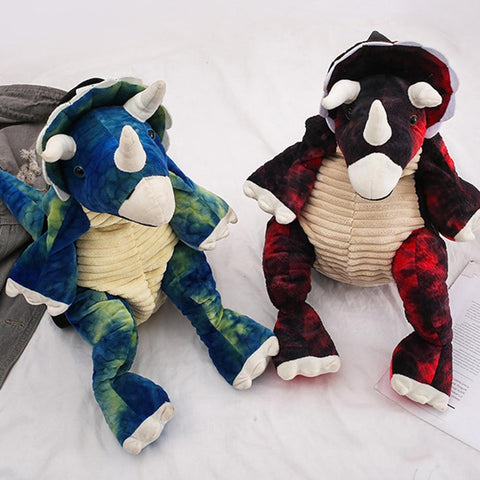 Children Dianosaur Backpacks Kids Doll Plush Bag 3D Dinosaur Baby-TB00025-Veeddydropshipping
